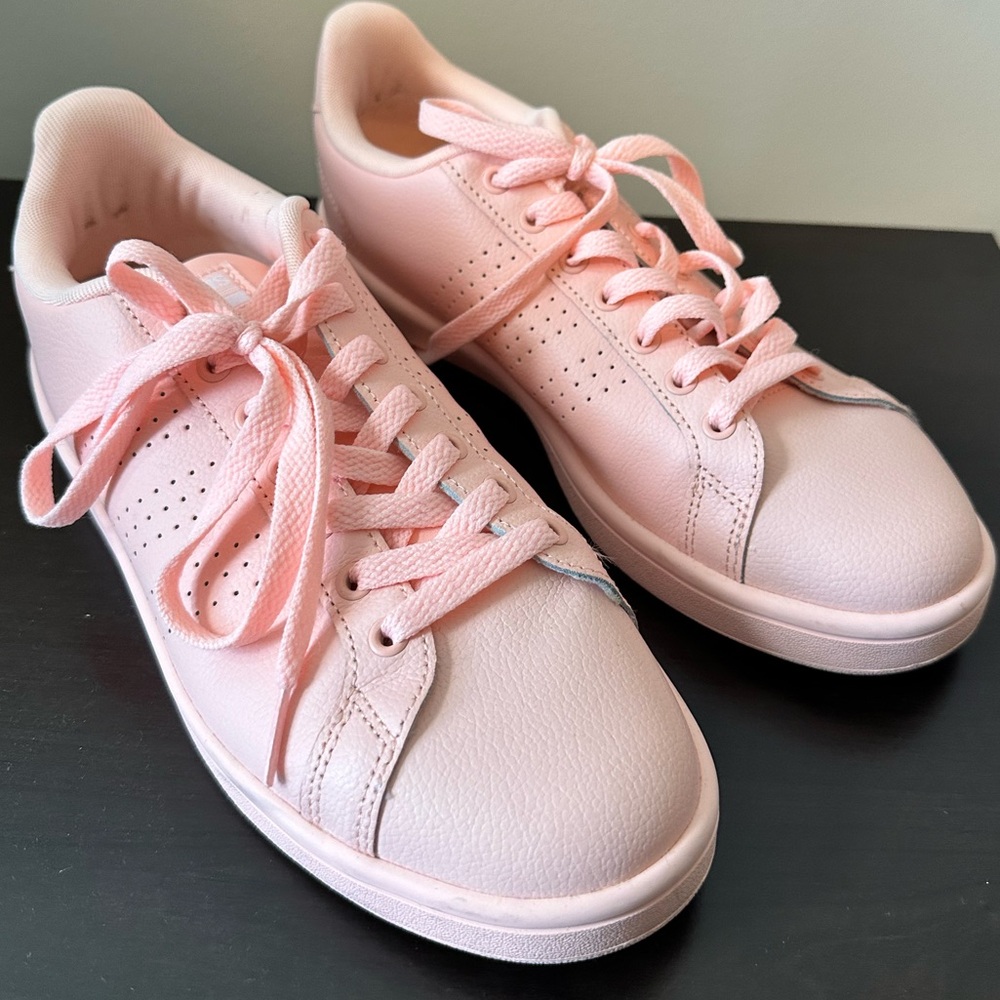 Baby Pink Adidas Cloudfoam Sneakers